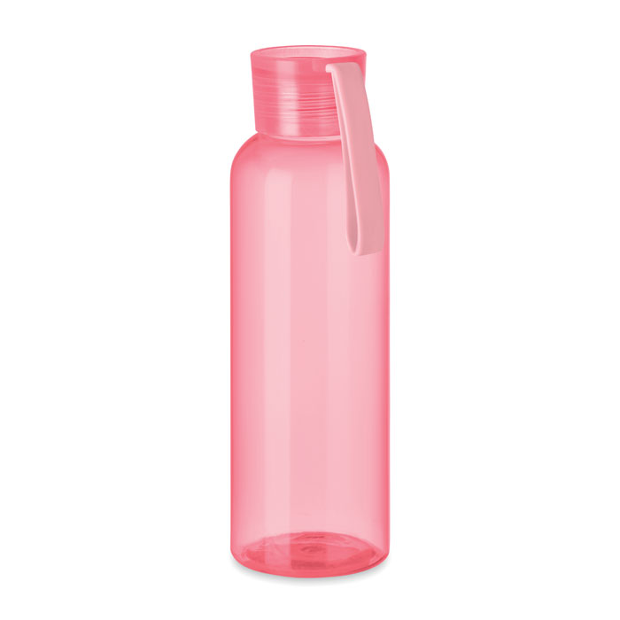 Tritan bottle and hanger 500ml - INDI - transparent pink