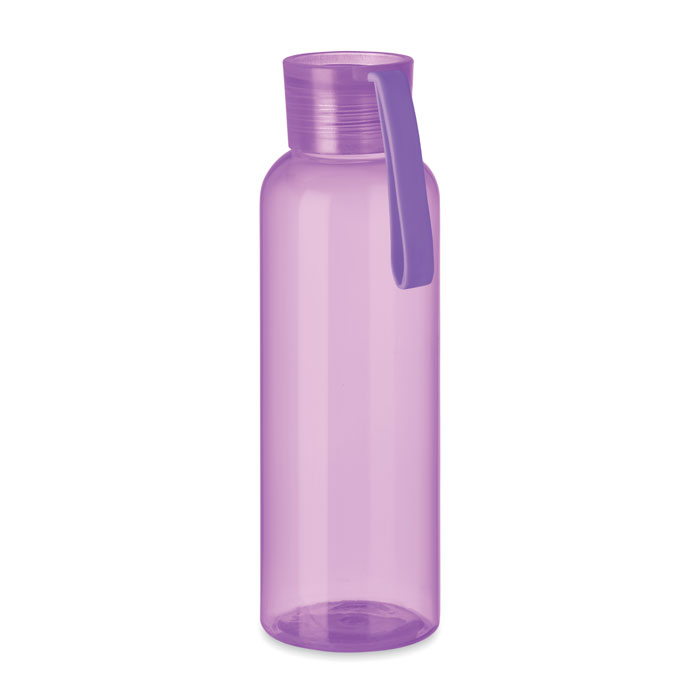 Tritan bottle and hanger 500ml - INDI - transparent violet