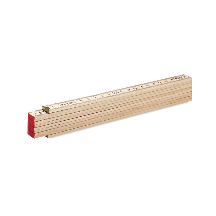 Carpenter ruler in wood 2m - ARA - wood