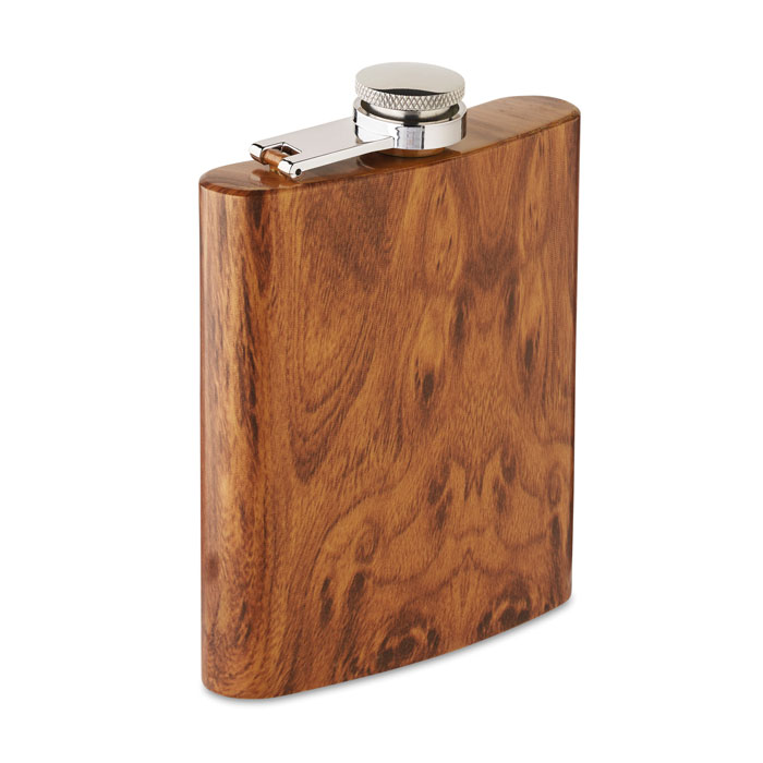 Slim hip flask 190 ml - NAMIB FLASK - brown