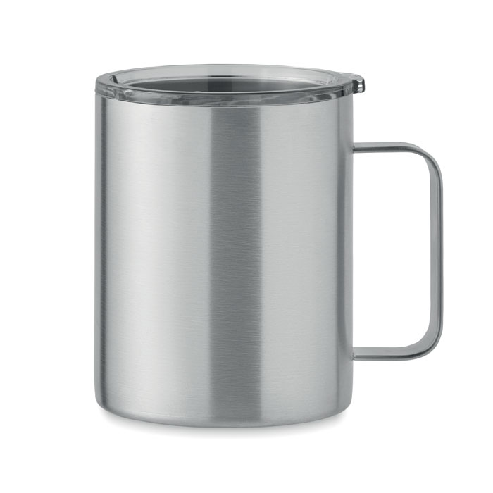 Doppelwandiger Becher 300 ml - INARI - mattes Silber