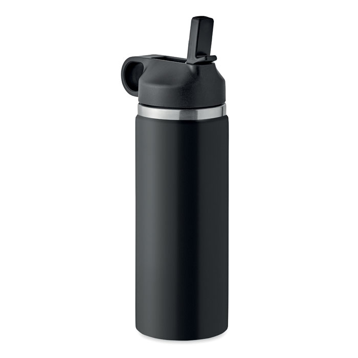 Double wall bottle 500 ml - IVALO - black