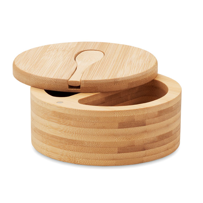Salt and pepper bamboo box - S&P - wood