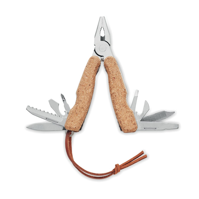 Multi tool pocket knife cork - PLIERKORK - beige