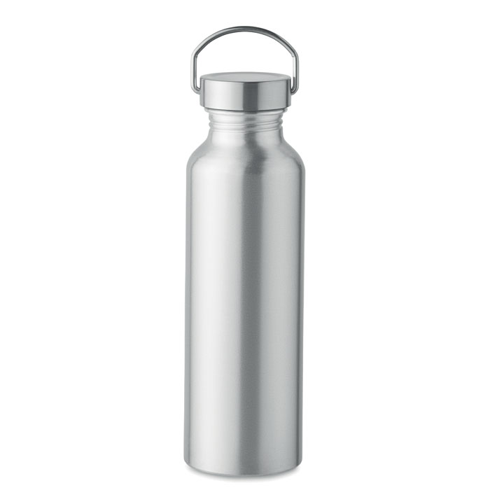 Recycled aluminium bottle 500ml - ALBO - matt silver