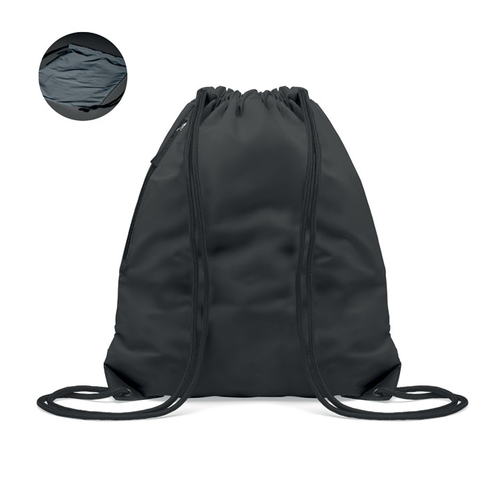 Brightning drawstring bag - SHOOP BRIGHT - black