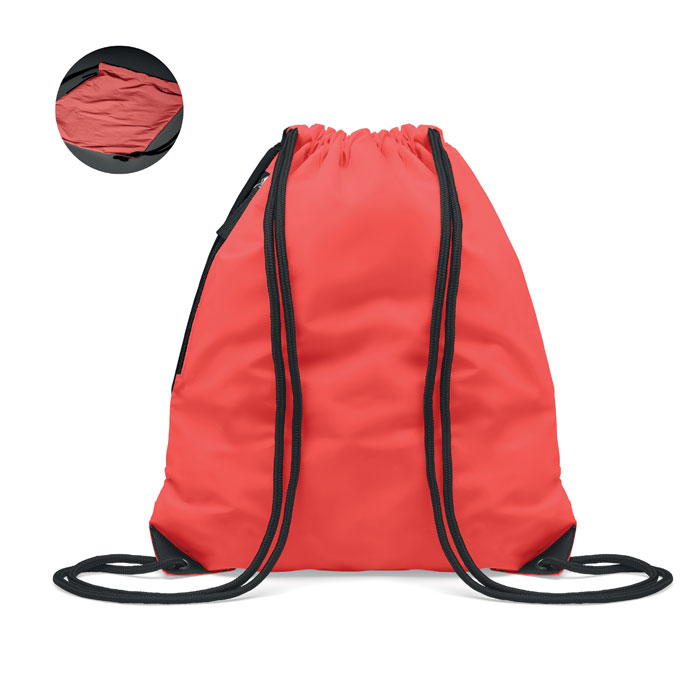 Brightning drawstring bag - SHOOP BRIGHT - red