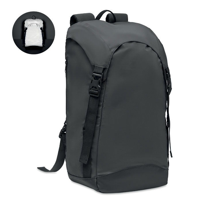 Rucksack 190T Polyester - EIGER - schwarz