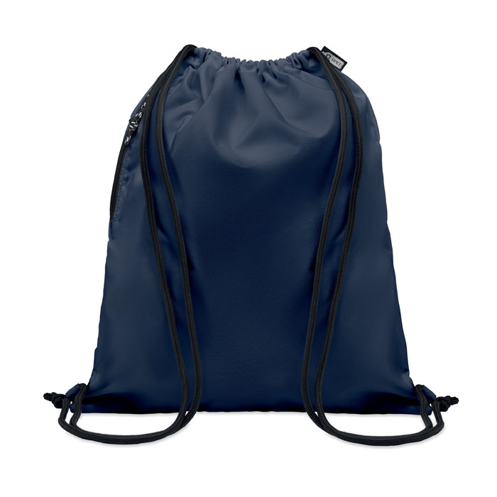 Large drawstring bag 300D RPET - NIGHT - blue