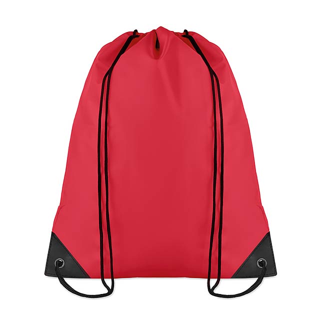 190T Polyester Rucksack - Rot