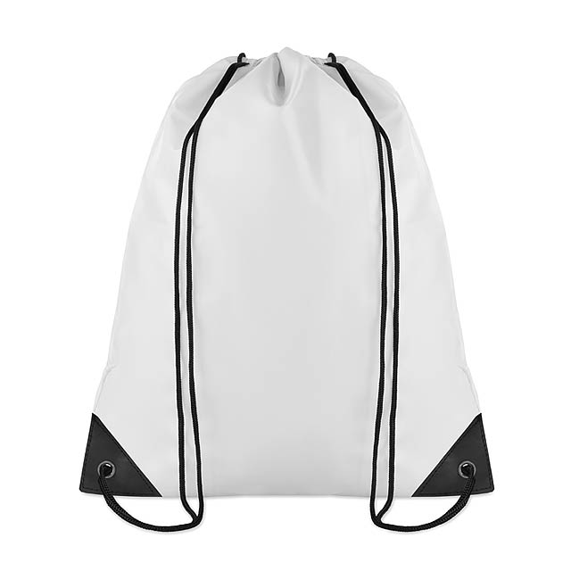 190T Polyester Rucksack - Weiß 