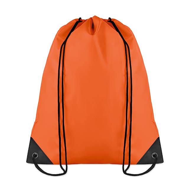 190T Polyester Rucksack - Orange