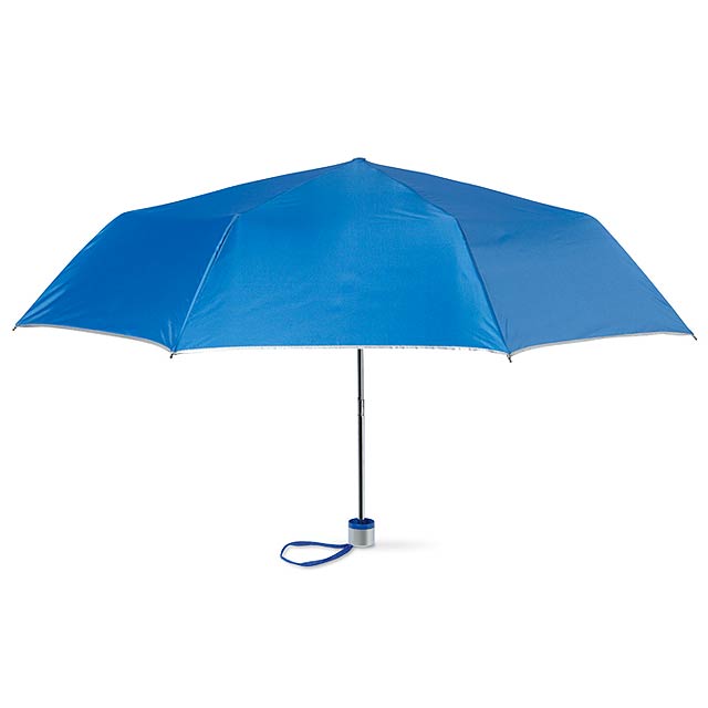 3 folds foldable umbrella - royal blue