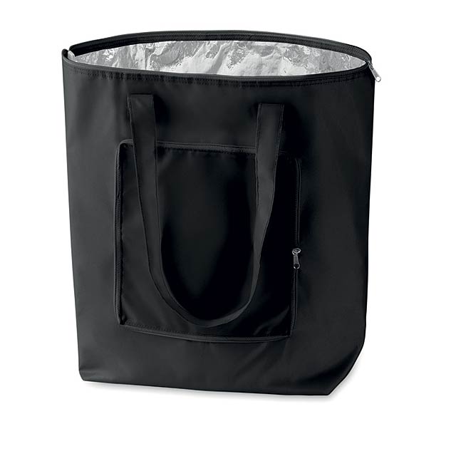 Foldable cooler shopping bag   MO7214-03 - black