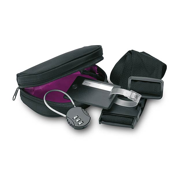 3 piece travel set - black