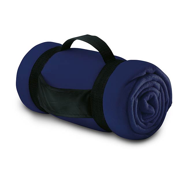 Fleece blanket. 195gr/m² - blue