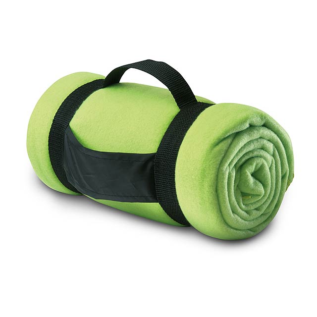 Fleece blanket. 195gr/m² - lime