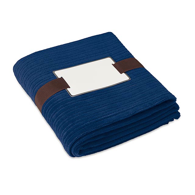 Fleece-Decke. 240gr/m² - blau