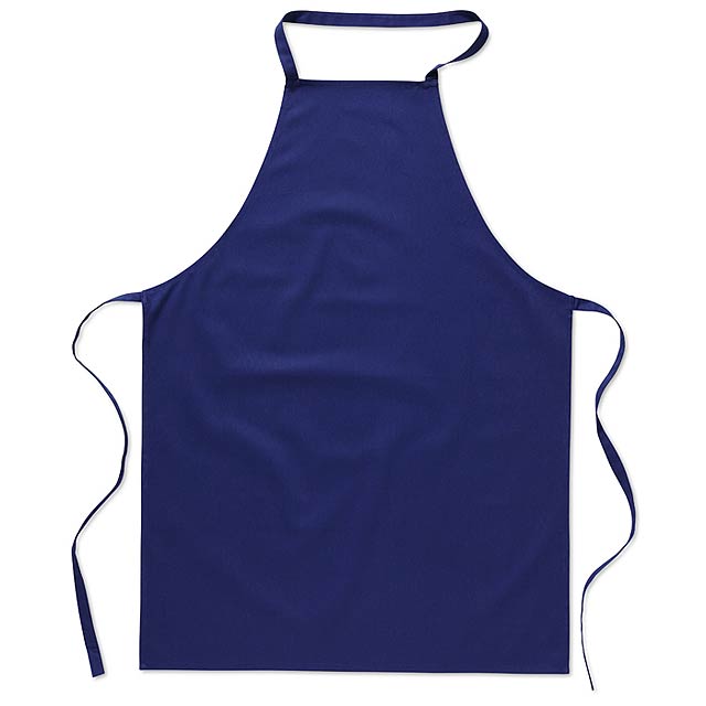 Kitchen apron in cotton MO7251-04 - blue