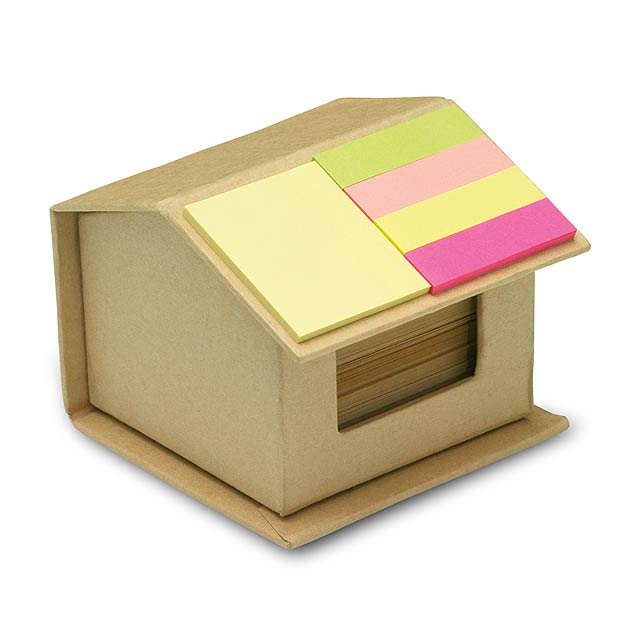Recycled carton sticky Notes - beige