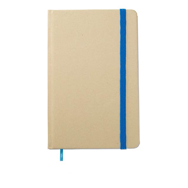 Recycled material notebook - blue