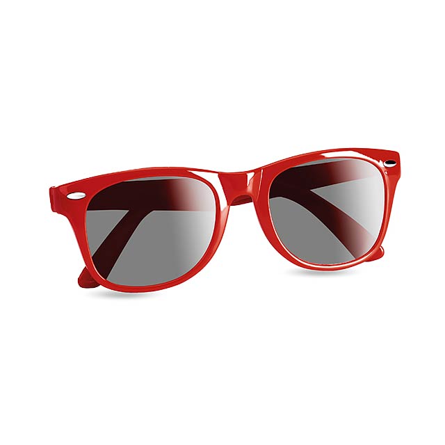 Slnečné okuliare s UV ochranou - červená