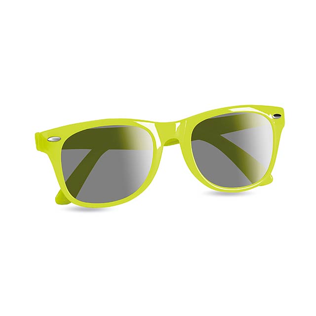 Sonnenbrille mit UV-Schutz - zitronengelb 