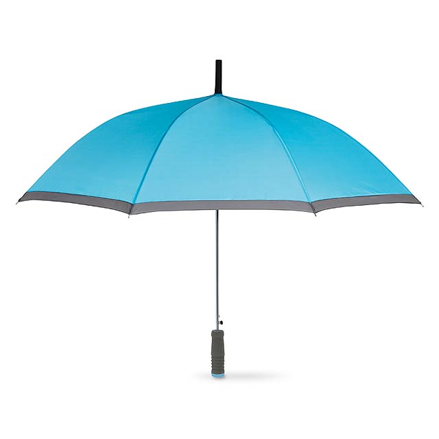 Deštník s EVA rukojetí  - tyrkysová