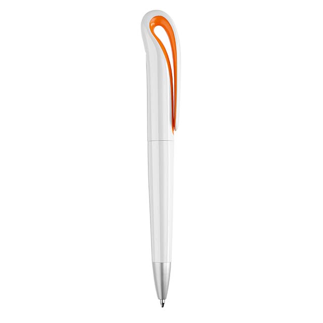 Guľôčkové pero v puzdre - oranžová