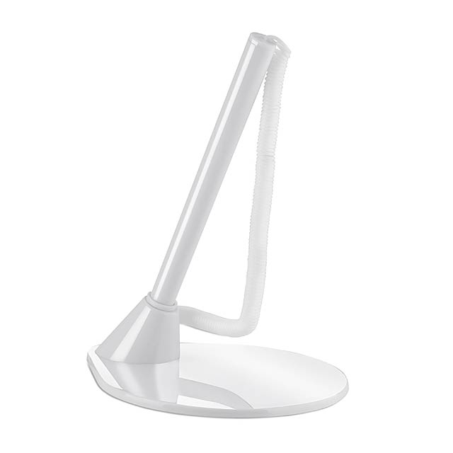 Pen with holder  - white