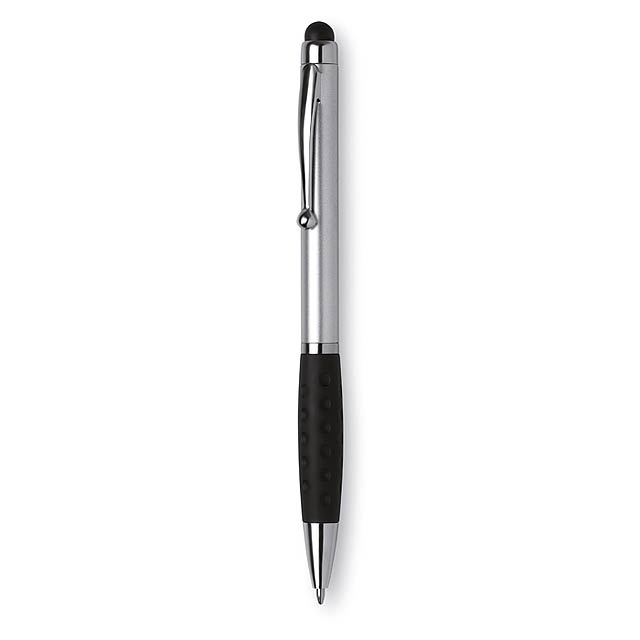 Twist and touch ball pen - matt silver