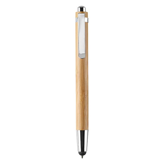 Bamboo ball pen with soft tip - wood