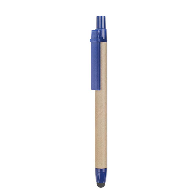 Recyclingkarton Touch-Pen - blau