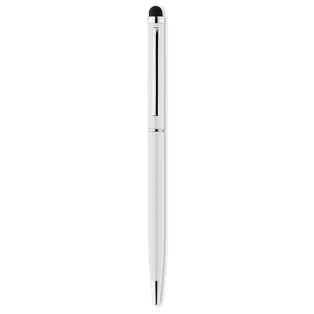 Twist and touch ball pen  - white