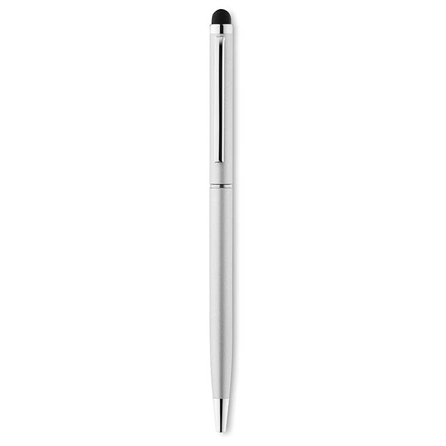 Twist and touch ball pen MO8209-16 - matt silver