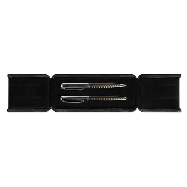 Ball pen set in box MO8217-18 - titanium