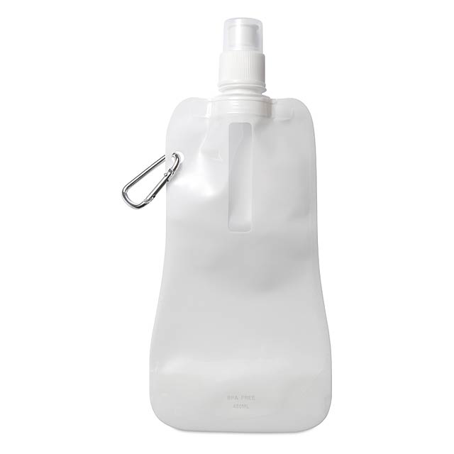 Foldable water bottle MO8294-06 - white