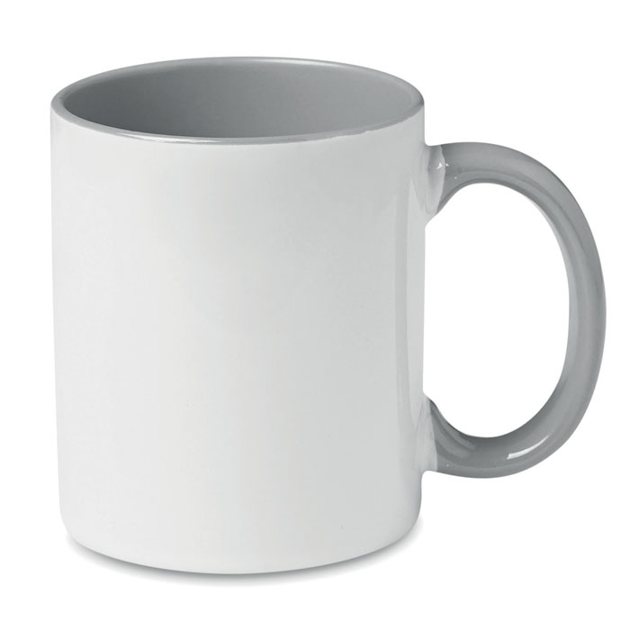 Coloured sublimation mug - SUBLIMCOLY - grey