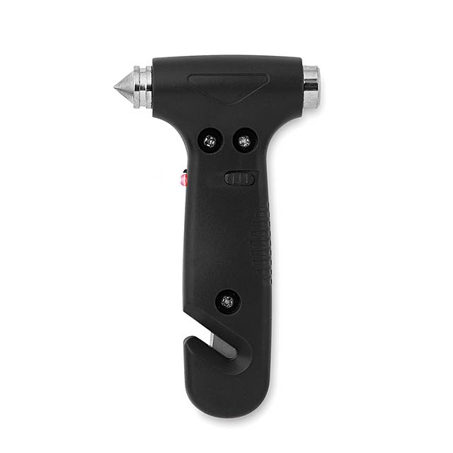 3 in 1 Emergency hammer  - black