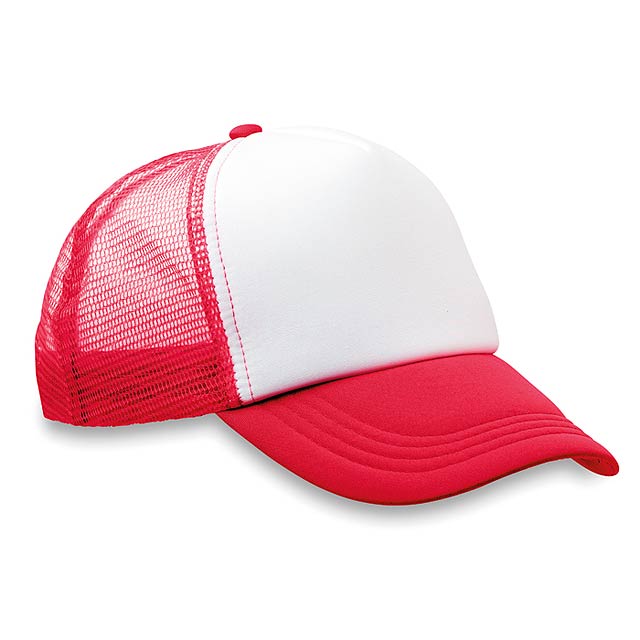 Trucker's čepice - TRUCKER CAP - červená