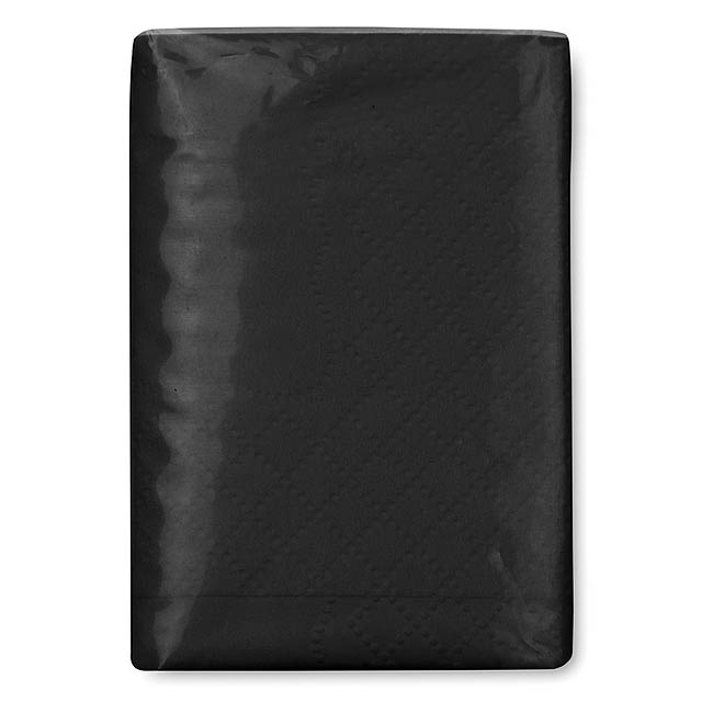 Mini tissues in packet  - black