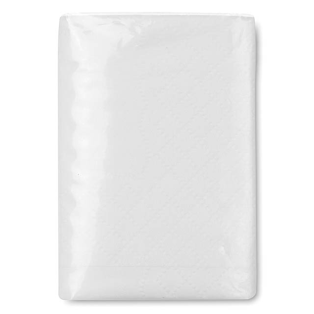 Mini tissues in packet  - white