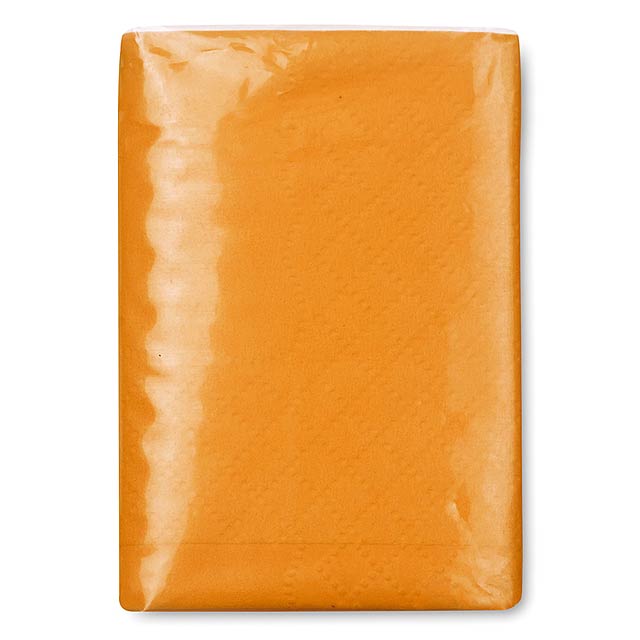 Mini tissues in packet  - orange