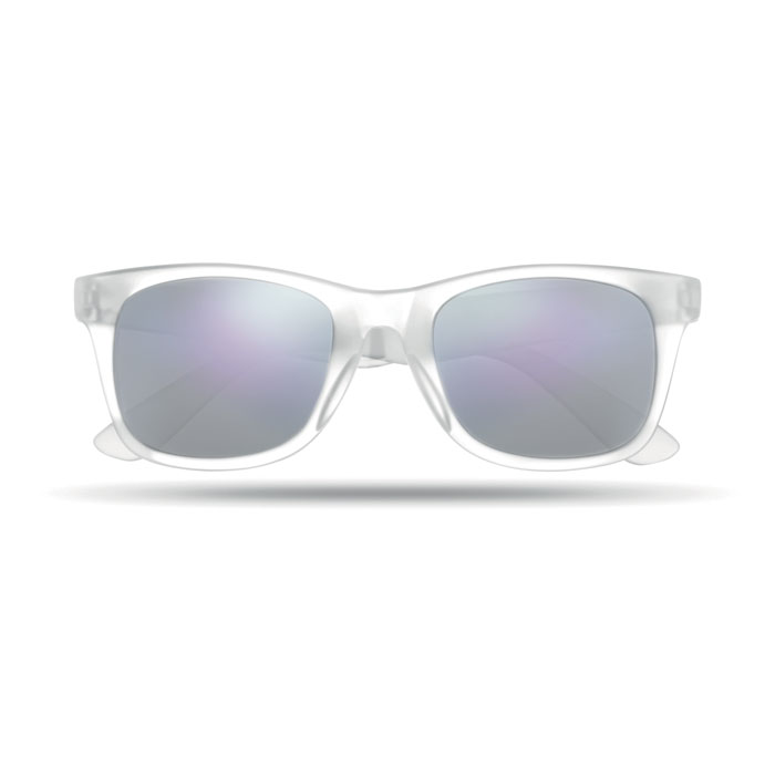 Sunglasses with mirrored lense - transparent
