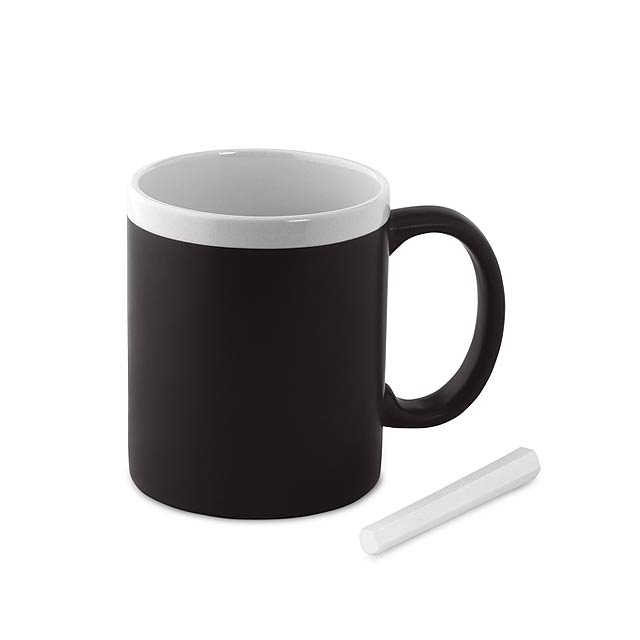 Chalk mug  - white