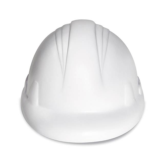 Anti-Stress-PU-Helm - Weiß Anti-Stress-PU-Helm - Weiß
