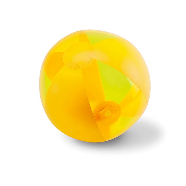 Aufblasbarer Wasserball - Gelb
