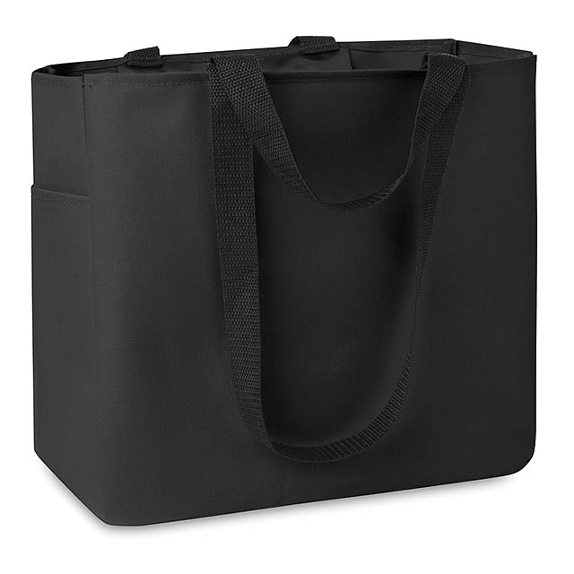 Nákupní taška 600D polyester - CAMDEN - černá