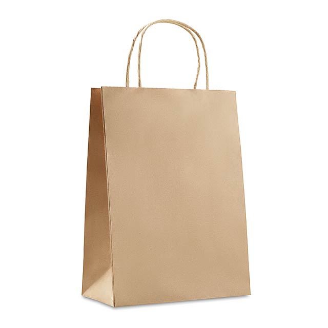 Gift paper bag medium size  - beige