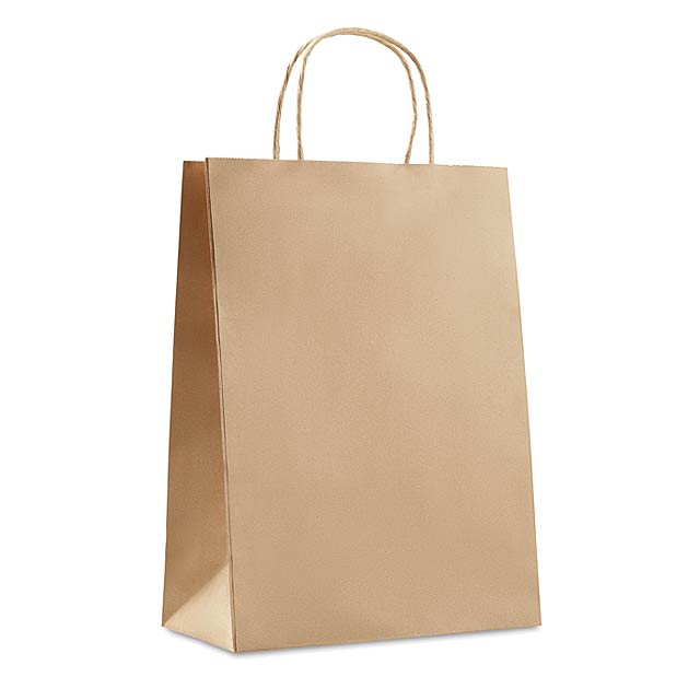 Geschenkpapierbeutel Großformat - Beige